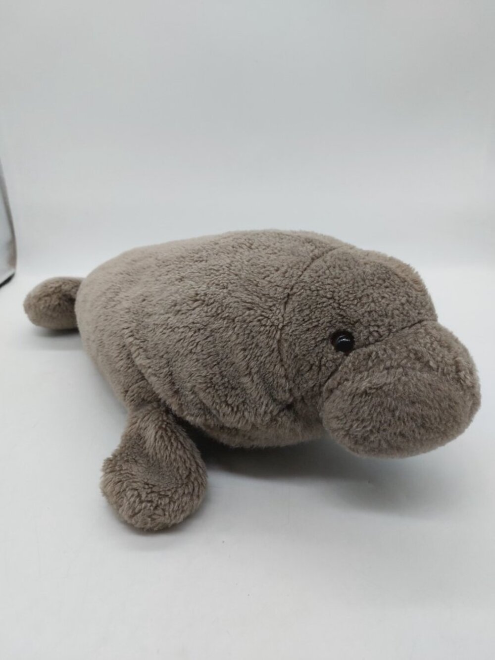 Wild Republic Gray Manatee Sea Cow  Plush Stuffed Animal 13" long
